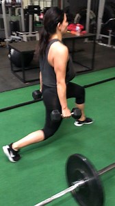 Dumbbell Walking Lunges
