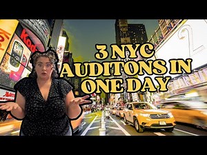 3 NYC Musical Auditions in ONE DAY | Broadway Audition Vlog | Actor Life in NYC