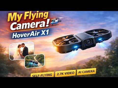 HoverAir X1 Drone | Pocket Flying Camera for Cinematic Shots | 2026 Self-Flying Drone Review