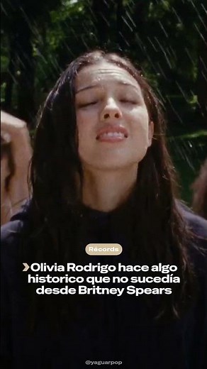 Olivia Rodrigo hace algo historico que no sucedía desde Britney Spears