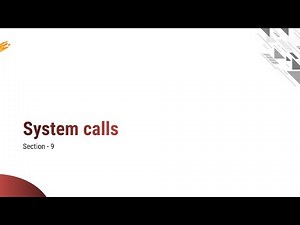 1.7 - System Calls, Types & Examples of System Calls - Introduction - OS
