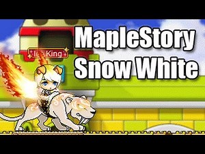 MapleStory Wild Hunter Snow White Jaguar