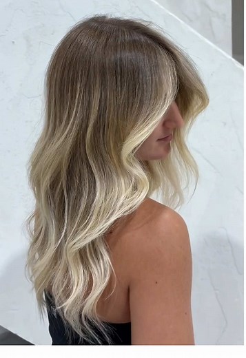 Seamless Blonde Blend Hair Painting Techniques