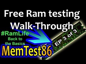 Test new RAM for free with Memtest86..Walk-through - 2020 RAM Series Vid(3)of(3)