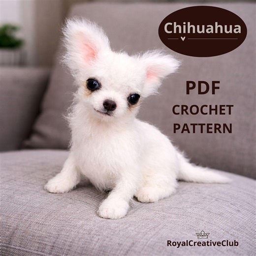 Crochet Chihuahua Pattern: Amigurumi Puppy (PDF Pattern) - Etsy