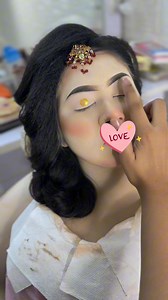 Owner hand Premium bride on process videoNote: face a dust powder dewa ache kew abar vul bujben na🥴 on process bride video dekhe judge na korai vlo🙂 | Koli’s Extension & Makeover Salon