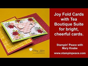 Tea Boutique Joy Fold Card