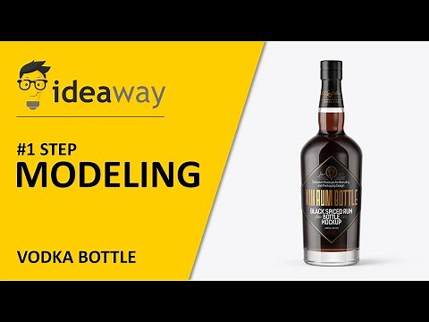 3DS Max - Vodka Bottle Modeling & Render with KeyShot