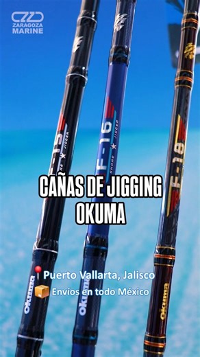 ¡Prueba estas cañas de Okuma para Jigging! 🎣 Estas cañas de jigging de Okuma son ideales para pescar especies costeras, como el atún. Todas miden 10 pies, tienen un poder pesado, un lance de 30 a 100 gramos. Son de 2 piezas e incluyen una funda. 📭Envíos a todo México 💬3222423278 📍Puerto Vallarta, Jalisco . . . . . #pesca #fishing #mexico #pescaesportiva #puertovallarta #fishinglover #pescado #pescadores #okuma | Zaragoza Marine