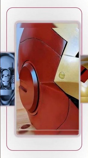 Iron Man Helmet, Articulated, Wearable - 3D STL File