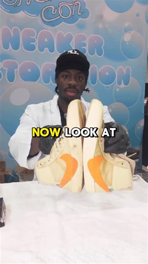 Zay Restores on Instagram: "HOW TO CLEAN OFF WHITE BLAZERS @sneakercon #shoecare #cleaningtips"