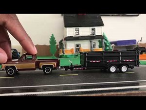 Testing A GreenLight 1:64 Trailer on MBX Trucks
