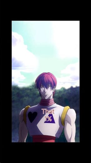 hisoka hair down 🥵