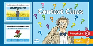 Context Clues Game - PowerPoint & Google Slides for 3rd-5th Grade