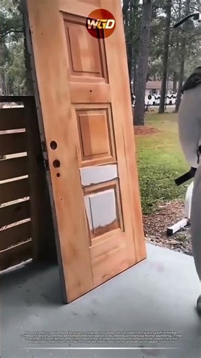 Pneumatic furniture blasting gun makes wooden door paint stripping effortless