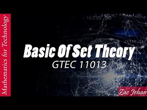 Basic Of Set Theory (GTEC 11013)
