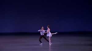 After a chance to simply listen to the musicians perform the Cantilene movement of Stravinsky's Duo Concertant onstage, Principal Dancers Megan Fairchild and Anthony Huxley begin dancing during the uplifting Eglogue I. See the music and hear the dance of Balanchine and Stravinsky's Duo Concertant together onstage during the Stravinsky Festival IV program, opening tomorrow evening: nycballet.com/stravinskyfestival4 | New York City Ballet