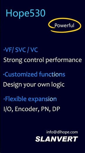 Hope530 VFD Powerful Control with Flexible Expansion ⚙️
