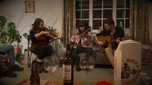 Here's a bit of the classic jam tune Salt Creek, that we played at our party. We were joined by the amazing Pepi and Theo from Rain Of Animals, who came down to play for us to celebrate Craig and Miss Nicola's wedding. Great gig and lots of jamming afterwards. Stay tuned til the end, for a cool fiddle duo! 🤠 | The Flatt East