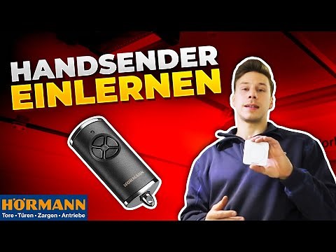 Programming the Hörmann hand transmitter BiSecure and red frequency 868 MHz - HS 4 BS / HSE 4 BS