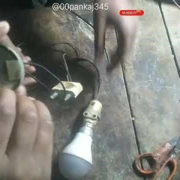 DC motor se LED bulb Maine Kaise jalaya #electricsolution