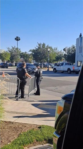 Fontana police doing security at Stage Red