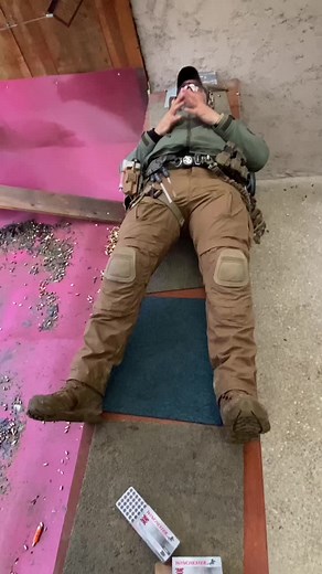 Unconventional position during training 🤣#Educated_Violence #gunsdaily #euseca #esa_benelux #luxembourg #germany #belgium #france #colombia #peru