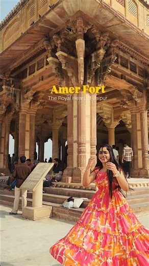 Amer Fort Jaipur 🏰✨ | Inside Rajasthan’s Most Beautiful Palace – Sheesh Mahal & Golden Hour Views 🌅