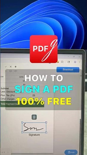 How to Sign a PDF Document for Free