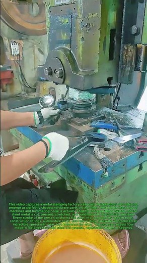 Heavy Duty Metal Forming: Inside a Metal Stamping Factory: How Hardware Tools Are Made