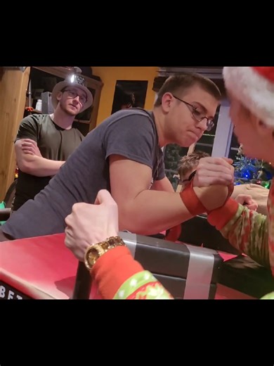 Justin vs Arthur Arm Wrestling Showdown