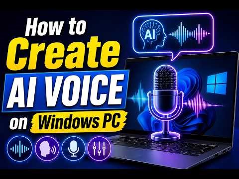 Create Realistic AI Voice on Windows PC in Minutes