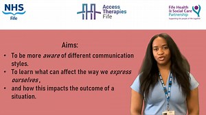 Having trouble communicating your thoughts and feelings in an open and honest manner? Our assertiveness course will teach you about communicating assertively and give you the skills to practice doing so. The free course will show you what it means to be assertive and help support you to improve your assertive communication. www.accesstherapiesfife.scot.nhs.uk/assertivenessclasses | NHS Fife