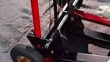 TORY CARRIER Red Manual Pallet Stacker 440 lbs. 35.4 in. Max Lift Mini Hand Pallet Stacker with Fixed Legs HDA-A-7003