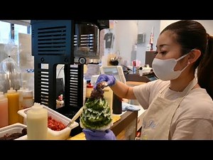 別格！極上かき氷！！赤塚製氷の超人気店弘水に密着(山形)japanese food shaved ice in yamagata