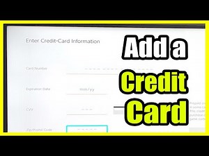 How to add a Credit Card to your Nintendo Switch Account (Fast Tutorial)