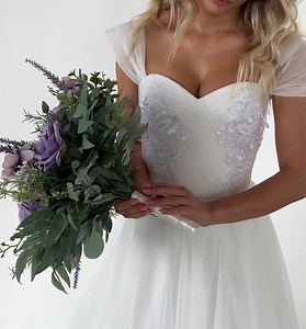 Wedding Bouquet, Lavender Bridal Bouquet, Lavender Wedding Bouquet, Lilac Bridal Bouquet - Etsy