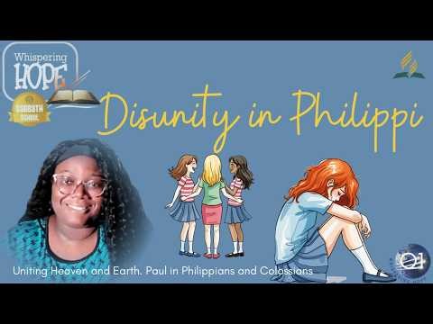 Disunity in Philippi | Daily Sabbath School Lesson Study 4 | Quarter 1 2026