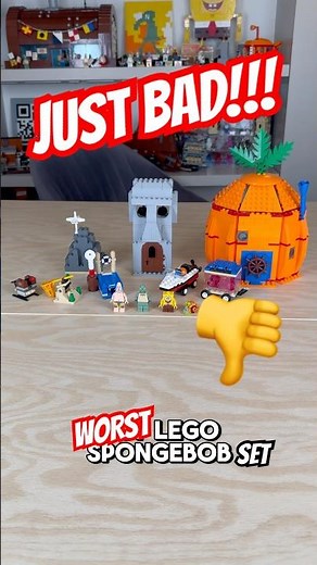 LEGO Made The WORST SpongeBob Set Ever… #lego #spongebob #legospongebob