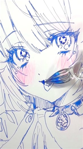 金平糖のガラスペンで描く美しいイラスト