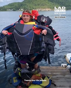 456K views · 751 reactions | Jumping into the water wearing 24 life jackets...  | LADbible New Zealand | Facebook