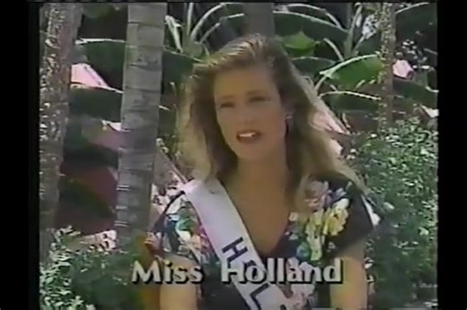 Miss Universe 1989, Top 10 finalist at the 38th Miss Universe pageant, was held on 23 May 1989 at the Fiesta Americana Condesa Hotel in Cancún, Mexico. #cttovideonotmine #missuniverse #angelavisser #pageant