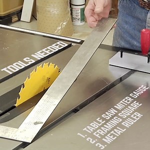 Here's a quick way for how to check parallelism of a table saw! Get more info here: http://ow.ly/Z8Wz30aXPEn | WoodWorkers Guild of America