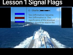 解读船舶信号旗语
