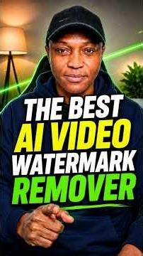 The Best AI Video Watermark Remover #aitools #watermarkremover #aivideo