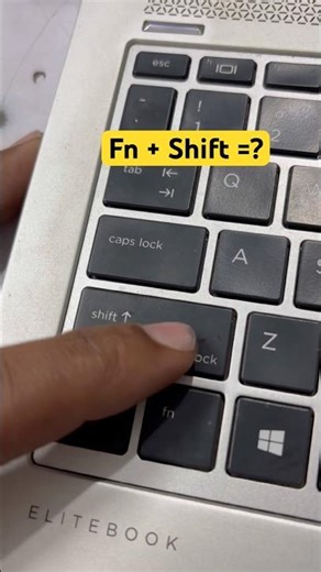 Laptop And Desktop PC Keyboard Fn + Shift Key Shortcut Use?#macnitesh#keyboardtricks#2026short