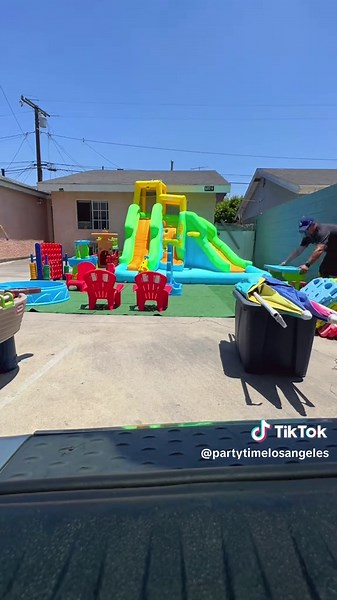 Toddler Water Park Time Lapse Setup for Events