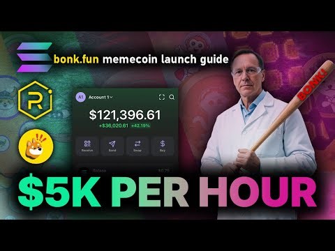 Bonk.fun Memecoin Launch –Easy Tutorial ($5K Per Hour)