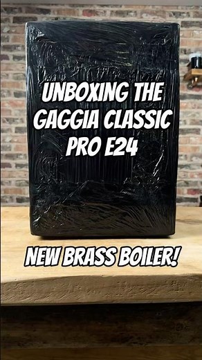 Unboxing The Gaggia Classic Pro E24 #coffee #coffeemachine #shorts