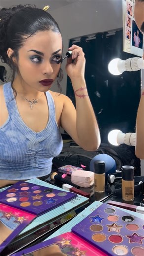 KP🧿 on Instagram: "blue is the warmest color they say 🧿❄️🩵 . #bluemakeup #makeup #toofacedcosmetics #rarebeauty #makeuptutorial #blueeyeshadow #eyemakeuplook #eyemakeupideas #eyeshadow #beautycreationscosmetics #itgirl #girly #girltime #girlfriend #girlfashion #girltattoo #mexicana #novia #chic #mac #model"